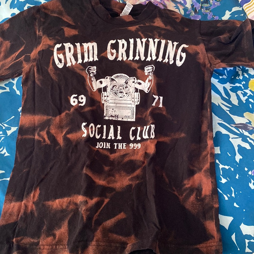 Circa Society Haunted Mansion acid wash tee